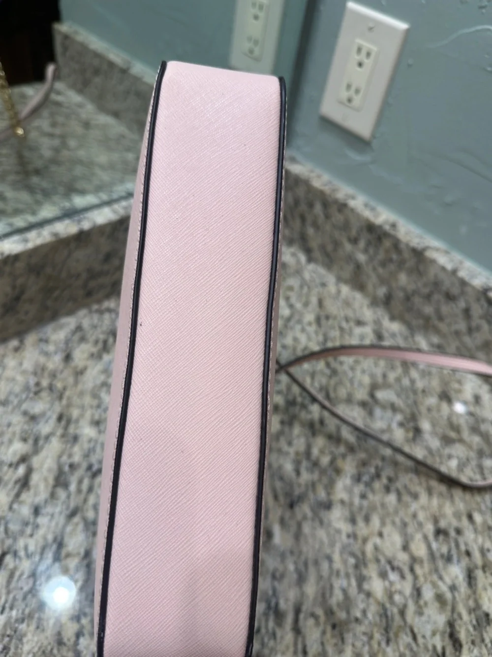 Michael Kors Light Pink Saffiano Crossbody Bag with Matching Wallet